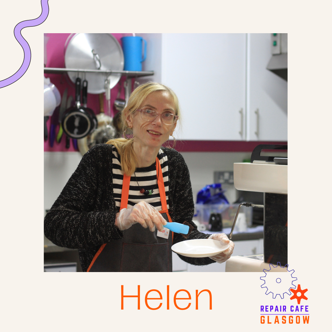 A photo of our volunteer Helen.