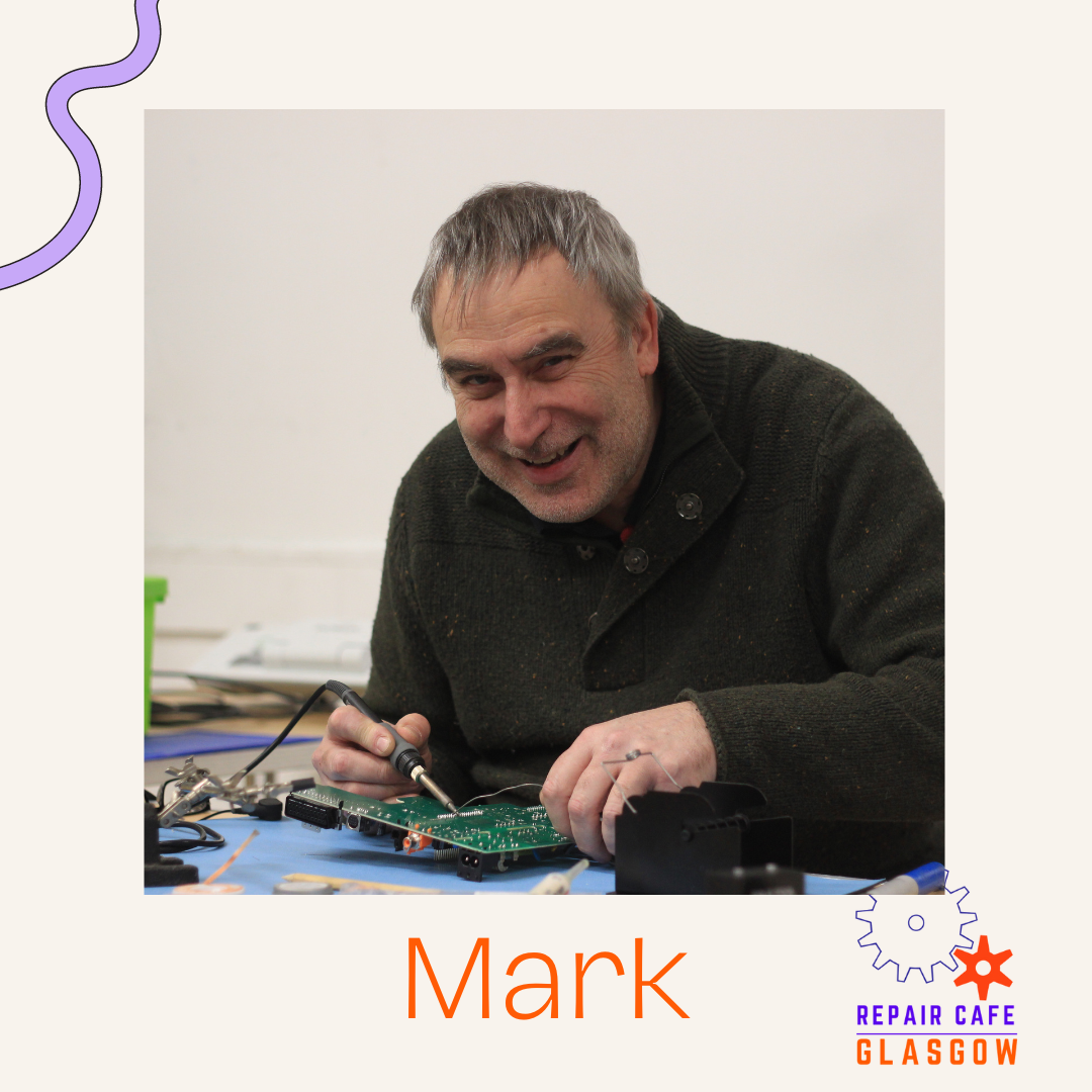 A photo of our volunteer Mark.