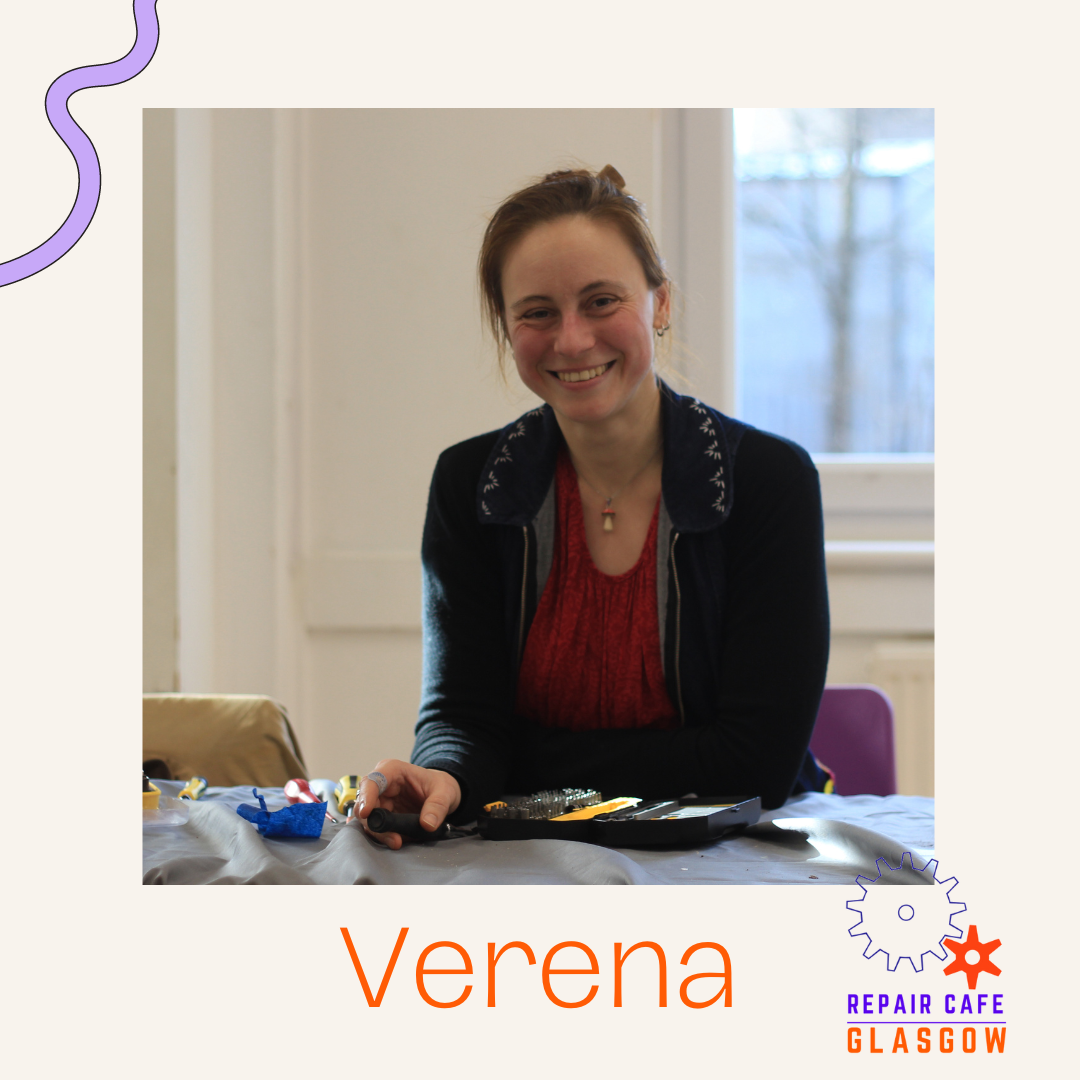 A photo of our volunteer Verena.