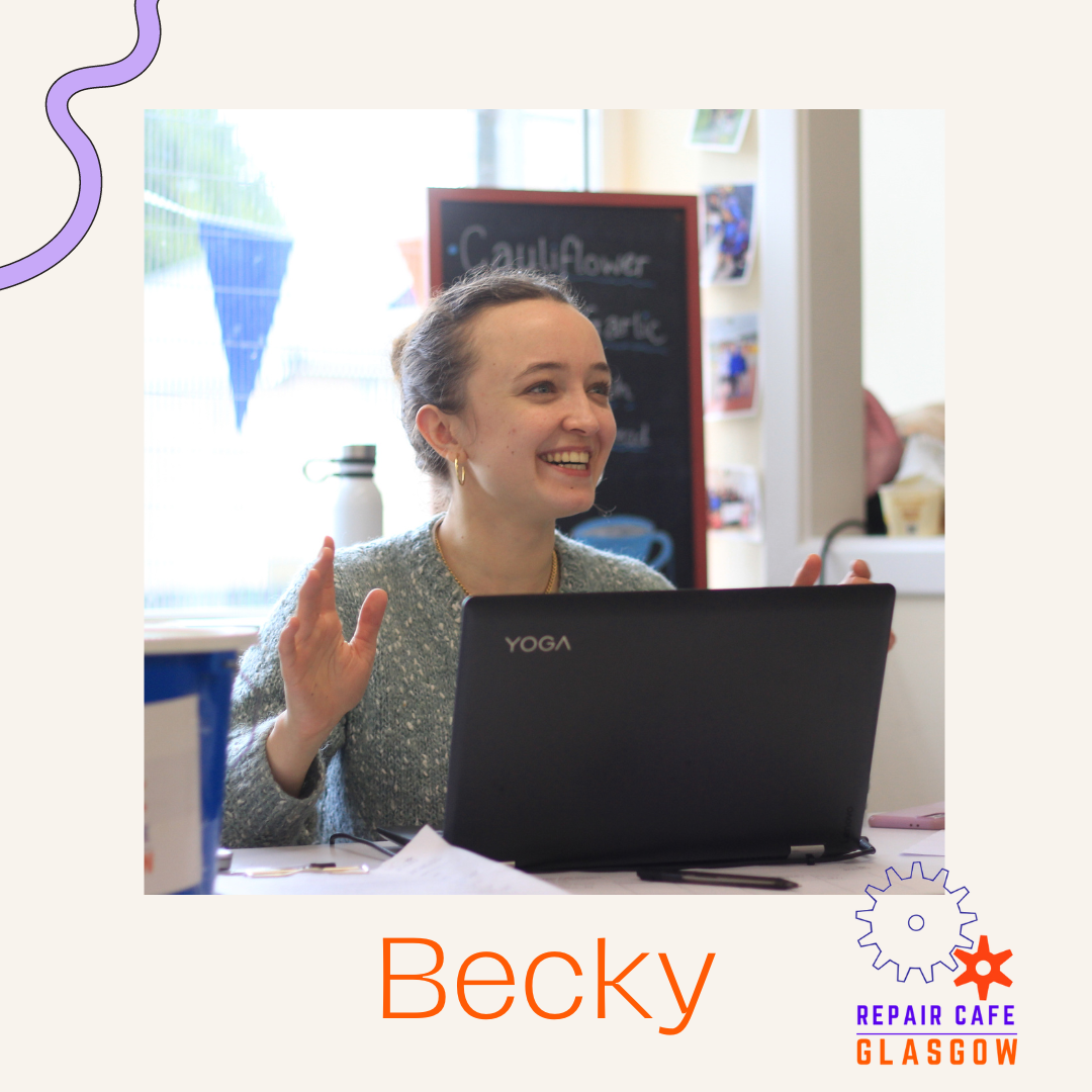 A photo of our volunteer Becky.