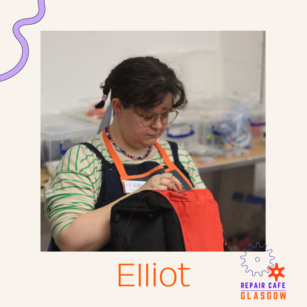 A photo of our volunteer Elliot.